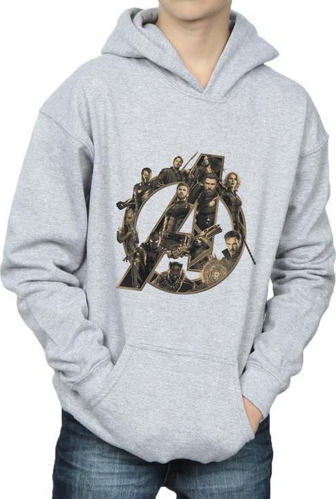 Produktbild Avengers Infinity War Logo Kapuzenpullover Jungen (140, 146)