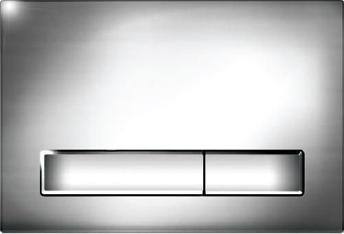 Konjac Sponge Flush plate KK-POL M08 for WC chrome gloss (SPP/381/0/K)