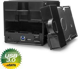 Actual product image Fantec SQ-X2RU3e black (3.5")