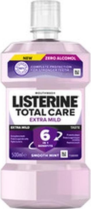 Listerine Total Care Extra Mild Taste Smooth Mint (500 ml, Mouthwash)