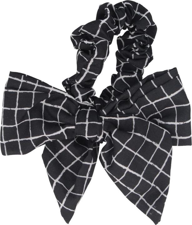 Image du produit Solida Scrunchie avec Skinny Scarf noir/blanc (Élastiques à cheveux)