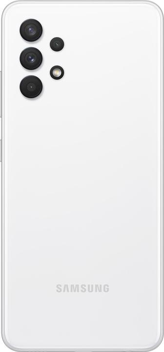 Image du produit Samsung Galaxy A32 UE (128 Go, Blanc, 6.40", Double SIM + SD, 4G)