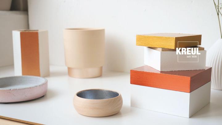 Actual product image Kreul acrylic metallic colours, basic set, 6 x 20 ml (120 ml)