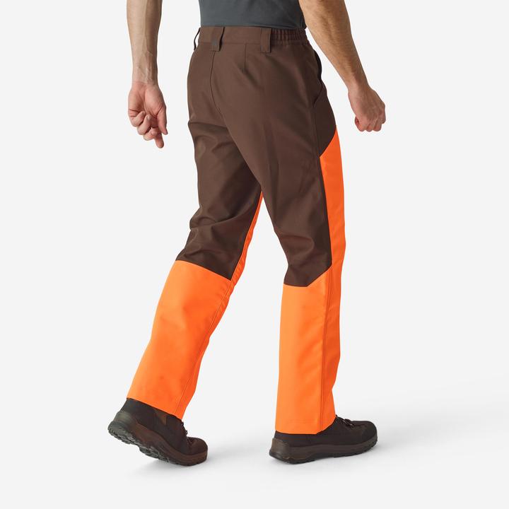 Produktbild Solognac Jagdhose Regenhose Renfort 500 orange/braun (L)