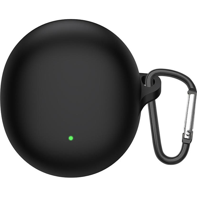 Techsuit - Silicone Case - for Oppo Enco Air3, Smooth Ultrathin Material - Black (Coperchio della custodia di ricarica), Borsa per cuffie + Copertura 