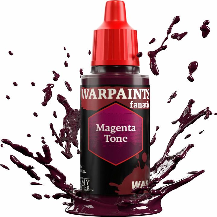Produktbild The Army Painter Wash Warpaints Fanatic Wash: Magenta Tone 18 ml (Magenta Tone, 18 ml)