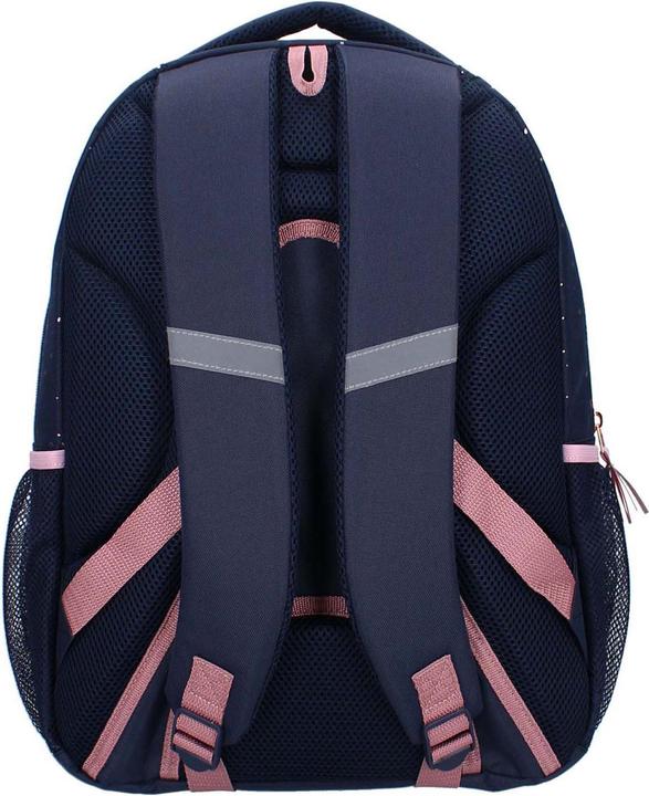 Actual product image Milky Kiss Rucksack Divine Days Dunkelblau mit rosa Punkten, 3 Fächer