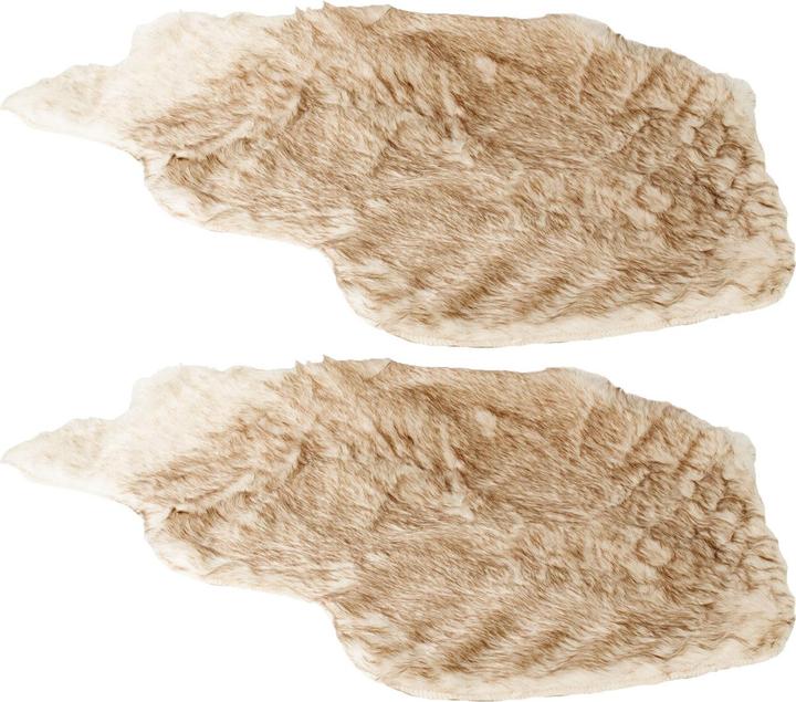 Image du produit H & S Collection Tapis en fourrure synthétique, lot de 2 (90 x 60 cm)