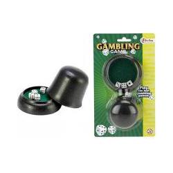 Toi-Toys LUCKY GAMES Mini-Würfelspiel - 5x Würfel + Becher