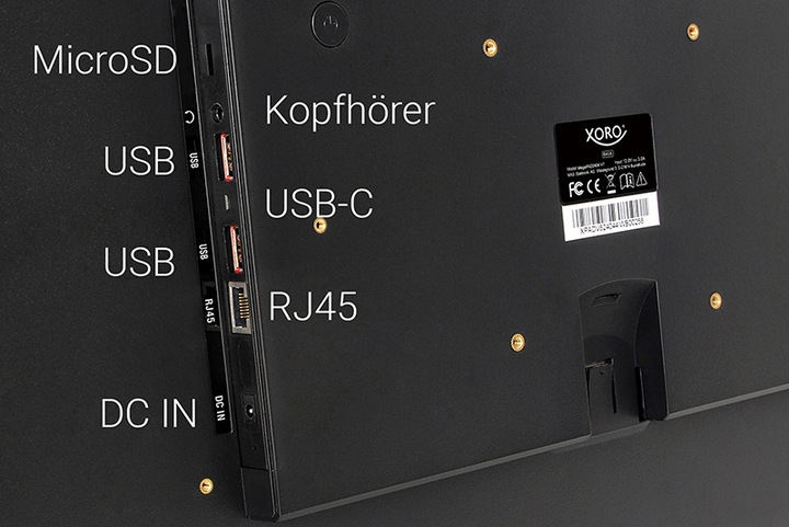 Produktbild Xoro MegaPAD 7 (24", 64 GB, Schwarz)