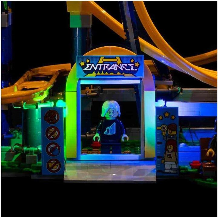 Actual product image Light my bricks LED Light Set for LEGO 10303 Looping Rollercoaster