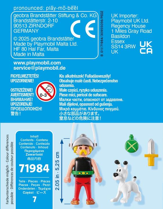Produktbild Playmobil Idefix Und Asterix (71984, Playmobil Asterix)