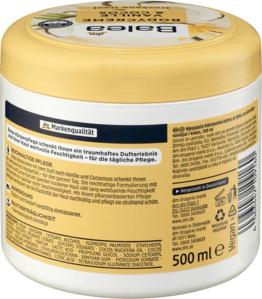 Immagine prodotto dm Balea Crema corpo Vaniglia e Cocco (Crema corpo, 500 ml)