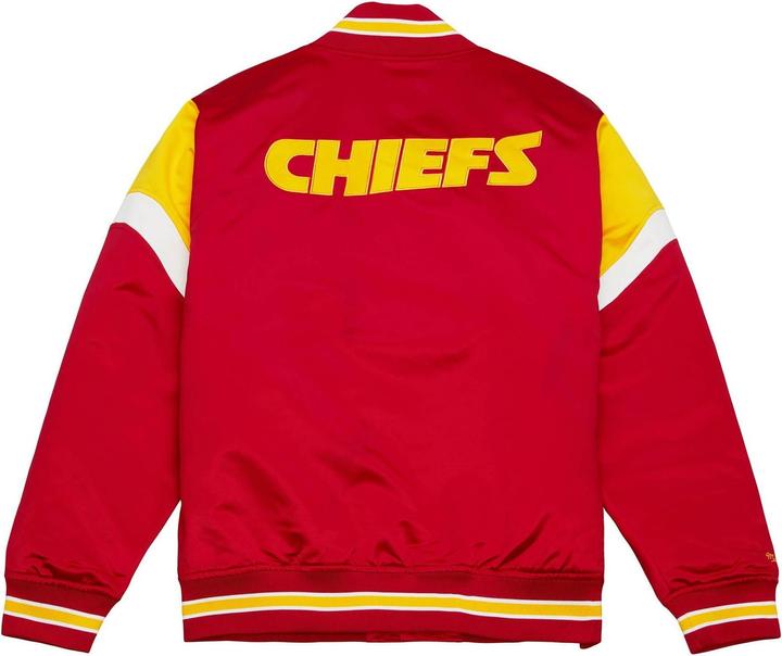Actual product image Mitchell & Ness M&N Heavyweight Satin Jacket NFL Kansas City Chiefs - XL (XL)