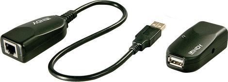 Produktbild Lindy USB 2.0 MM LWL/Fibre Optic Extender 200m Multi Mode Fibre