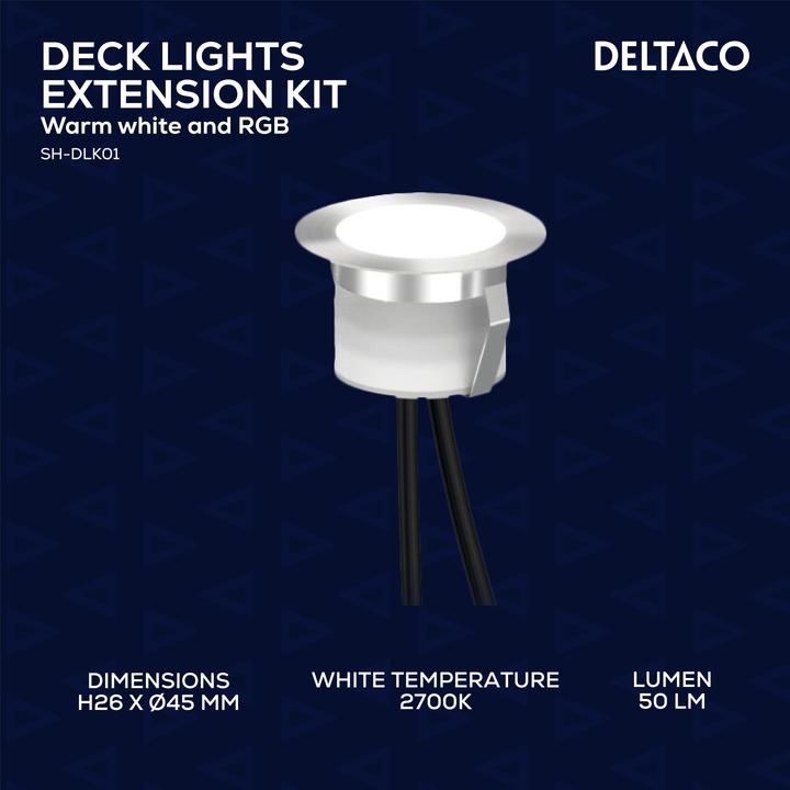 Actual product image Deltaco Patio lighting set (50 lm, IP54)