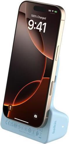 Immagine prodotto Belkin Stage Power Grip 9300mAh + 15W Powerbank blau CTA006hqBL (9300 mAh, 15 W)