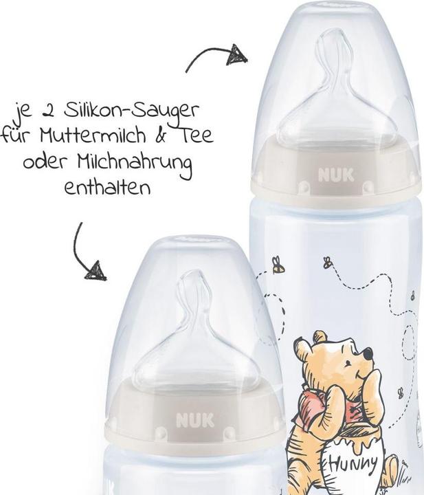 Produktbild NUK Disney Winnie Puuh First Choice+ Starter Set mit Temperature Control (300 ml)