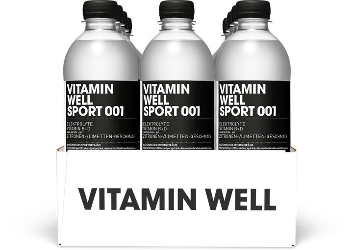 Produktbild Vitamin Well Sport 001 (Zitrone-Limette, 12 x)