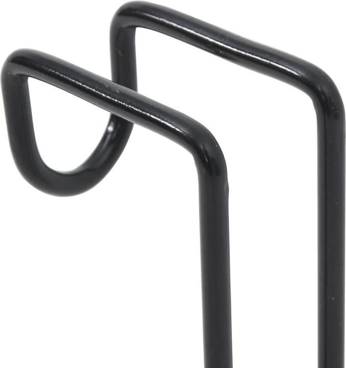 Image du produit vidaXL Porte-brides 3pcs. Crochet de bride Accroche bridon Noir Acier