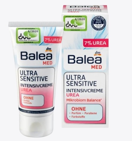 Produktbild dm Balea MED Intensivcreme Urea Ultra Sensitive (50 ml, Tagescreme)