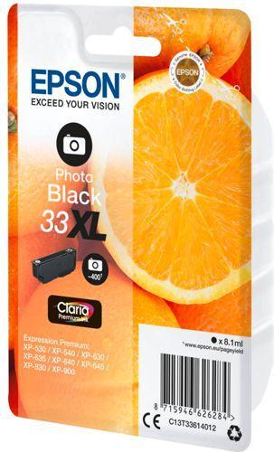 Actual product image Epson 33XL Claria Premium (PBK)