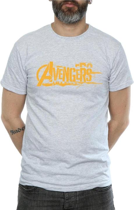 Produktbild Avengers Infinity War Orange Logo TShirt (XL)