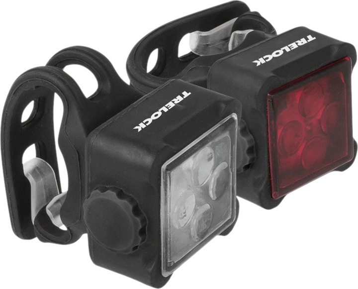 Image du produit Trelock Set-Phare-accu LS 260 FRONT/REAR SQUARELINE 4 LED