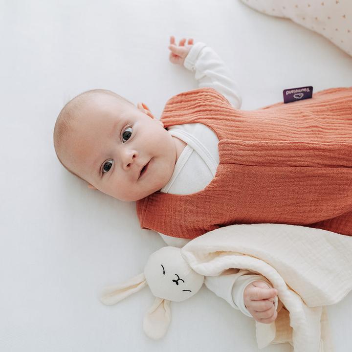 Actual product image Träumeland Liebmich Cotton Muslin Summer Sleeping Bag (60 cm)