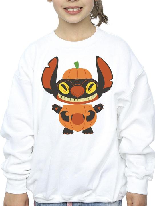 Actual product image Disney Girls Lilo & Stitch Pumpkin Costume Sweatshirt (104)