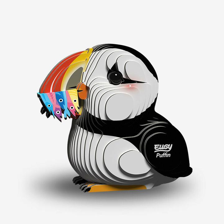 Actual product image Eugy 3D craft kit puffin(MQ6)