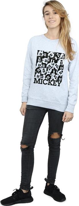 Produktbild Disney Womens/Ladies Mickey Mouse Grid Sweatshirt (M)