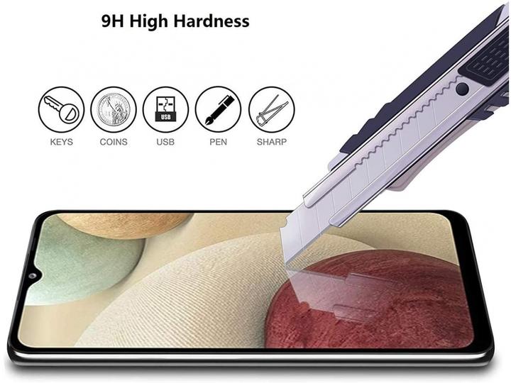 Actual product image Screenguard Samsung Galaxy A12 bulletproof glass protective film Case Friendly Design (1 pcs., Samsung Galaxy A12)