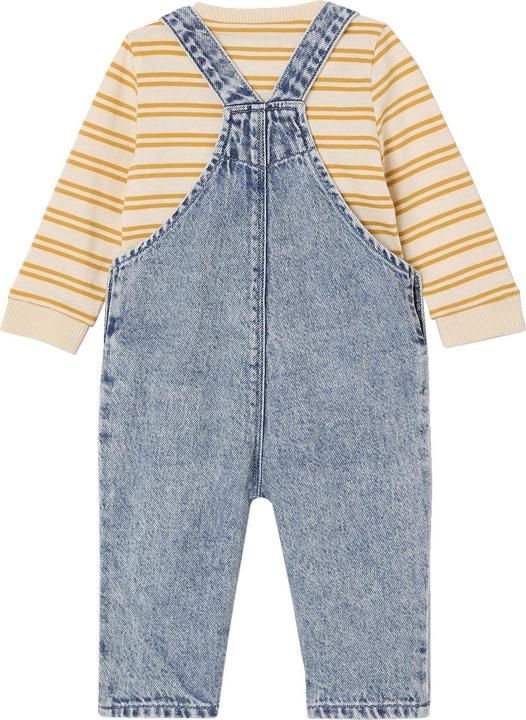 Produktbild Vertbaudet Baby-Set: Streifenshirt & Latzjeans (68)