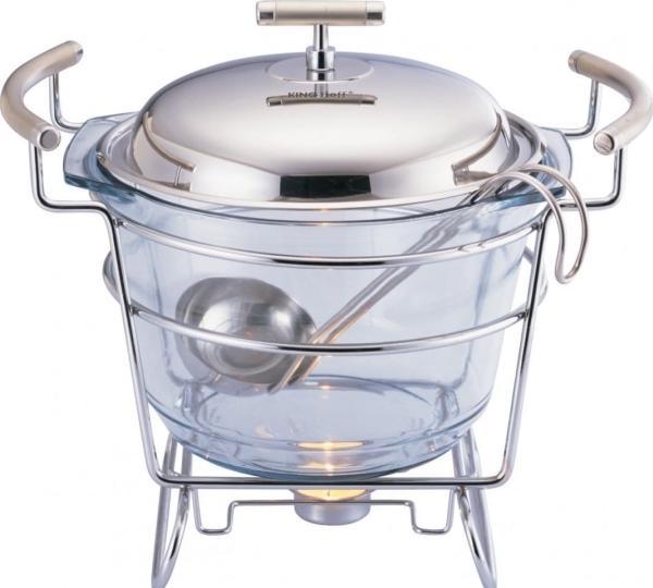 Kinghoff Riscaldatore di zuppa da tavolo 4 ELEMENTI. 4.0L KH-1417