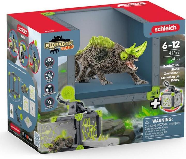 Image du produit Schleich BattleCave Steinchamäleons