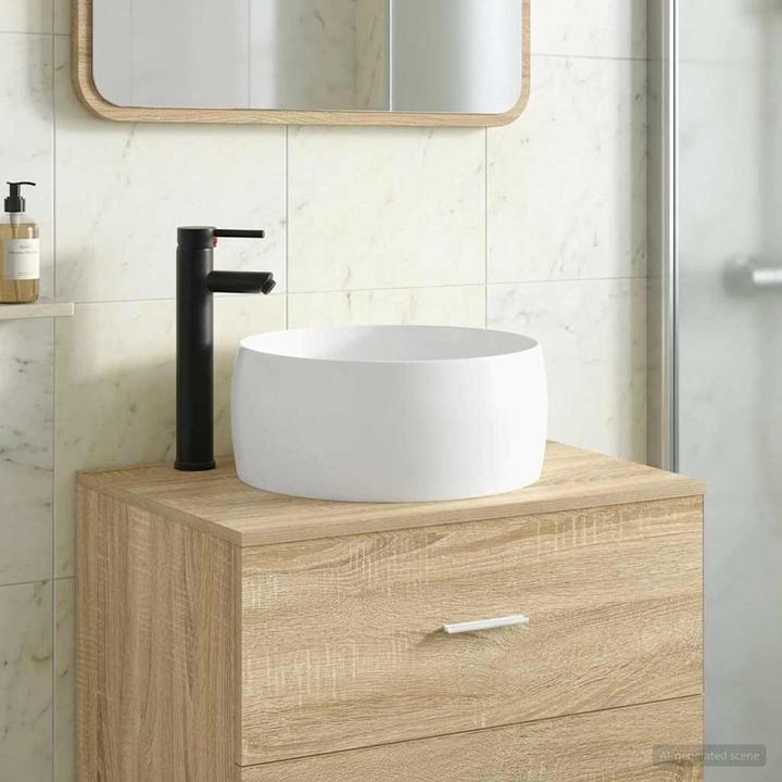 Produktbild vidaXL Badezimmerwaschbecken (385 mm, 385 mm)