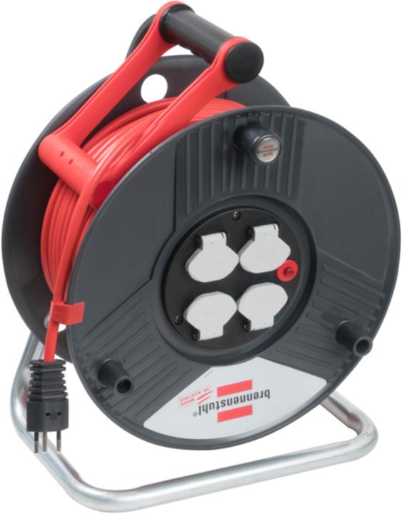 Brennenstuhl Avvolgicavo Garant 290 50m H05VV-F 3G1.5 Rosso CP (50 m, 1.50 mm².)