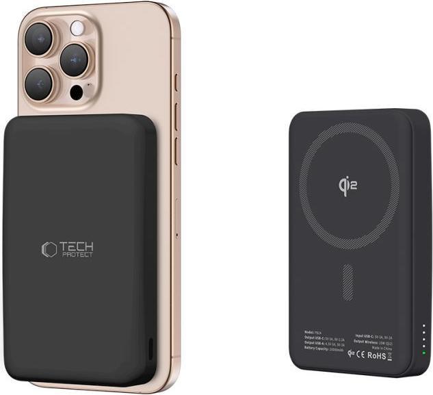Productafbeelding Tech-Protect Power bank Media-tech PB24 LIFEMAG QI2 MAGSAFE POWER BANK 10000MAH (15 W)