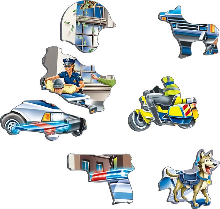 Productafbeelding Larsen Maxi LA-US32 Vormpuzzel 43 st Cartoons (43 onderdelen)