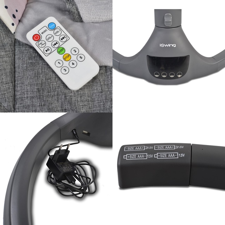 Actual product image Cangaroo Baby bouncer iSwing music function