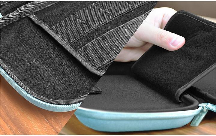 Actual product image HORI SWITCH 2/SWITCH Custodia Tough Pouch Slim Azzurro (Switch 2)