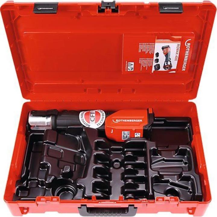 Produktbild Rothenberger ROMAX 4000 Akku Pressmaschine 18 V Li-Ion elektrohydraulisch Solo im Transportkoffer (
