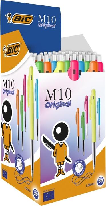 Image du produit Bic M10 (Bleu, Transparent, 50x)