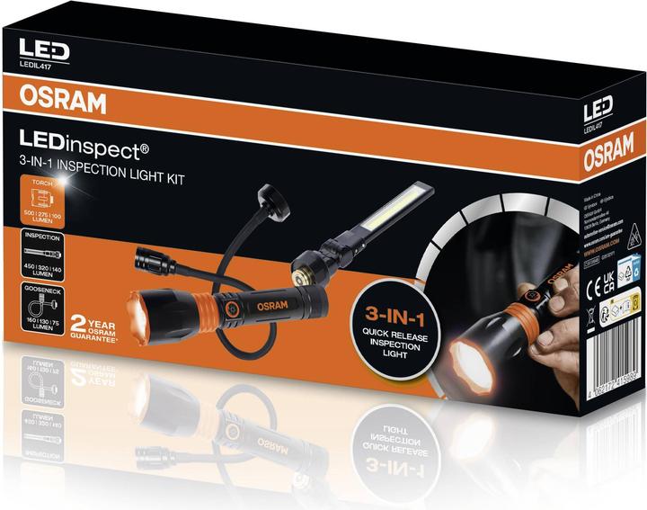 Produktbild Osram LEDIL417 LEDinspect 3-IN-1 INSPECTION LIGHT Arbeitsleuchte (500 lm)