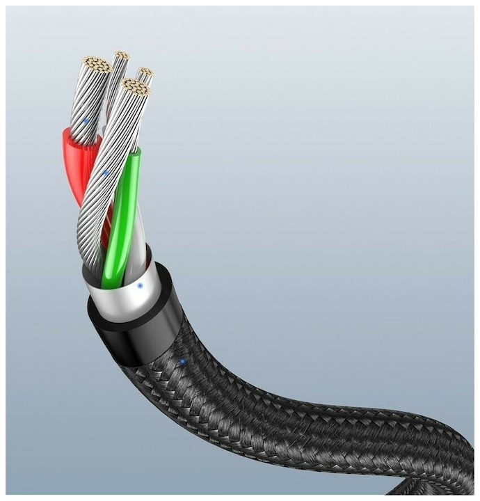 Productafbeelding Ugreen USB-C Haaks naar USB-A 2.0 A 3A Datakabel (2 m, USB 2.0)