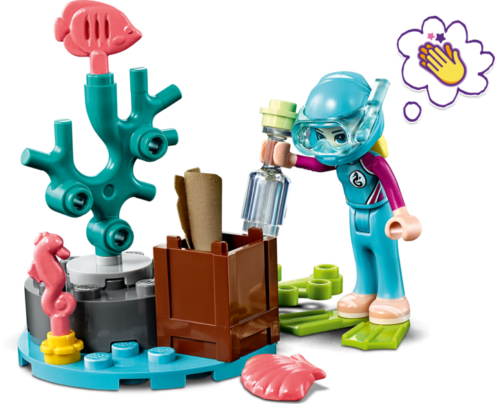 Image du produit LEGO Un bateau de sauvetage pour les dauphins (41378, LEGO Friends)
