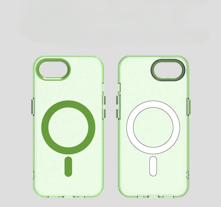 Immagine prodotto Cover-Discount iPhone 16e - Acryl-Handyhülle mit Magnet und Farbakzent (Apple iPhone 16e)
