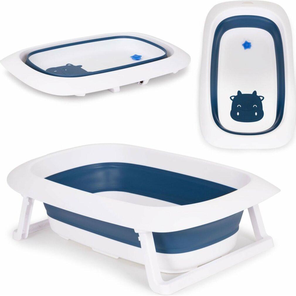 EcoToys, Babybadewanne, faltbare Babybadewanne Cow Blue (Kod. 802)