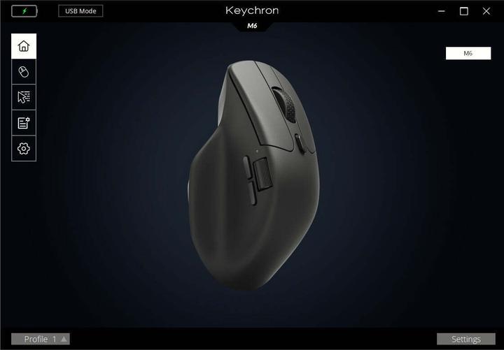 Immagine prodotto Keychron M6 (Senza fili, Cablato)